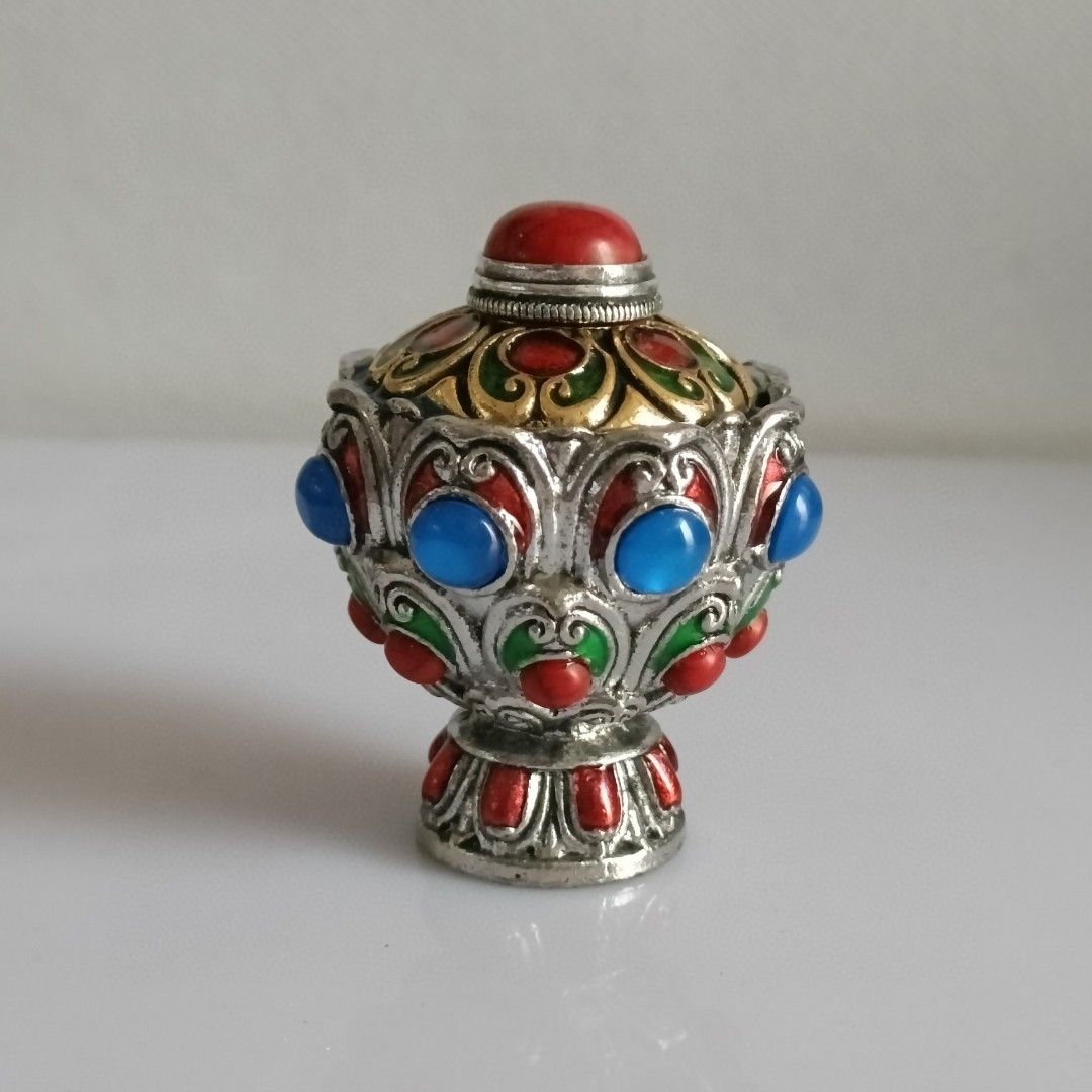 Vintage Collectible Bottles - Collezione Vintage Antica: Bottiglia per Snuff