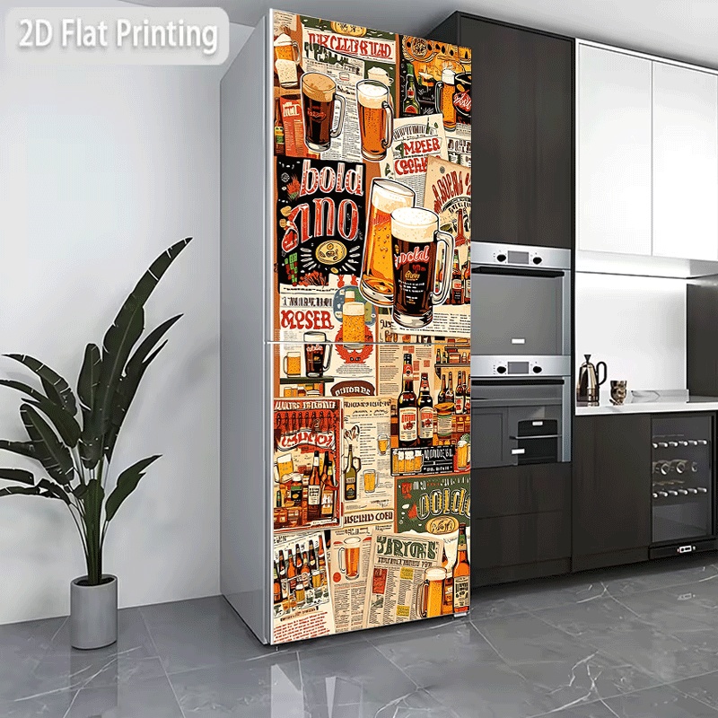 Vintage Collectible Posters - Adesivo per Frigorifero e Lavastoviglie, Collezione
