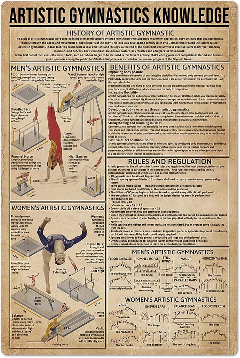 Insegna in Metallo sulla Ginna - Vintage Collectible Posters recensione e prezzo