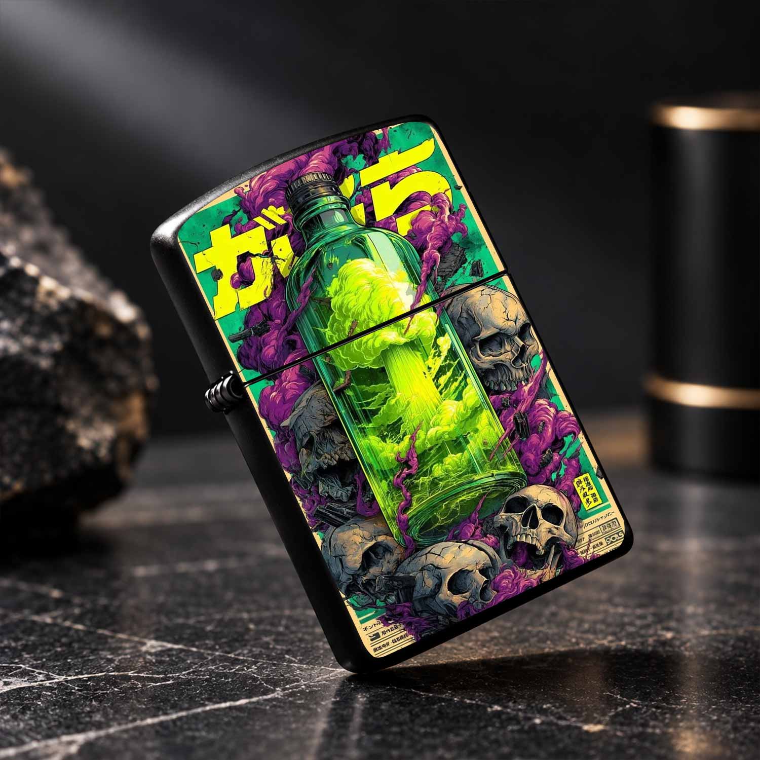 Accendino retrò in stile cyber - Vintage Collectible Bottles recensione e prezzo